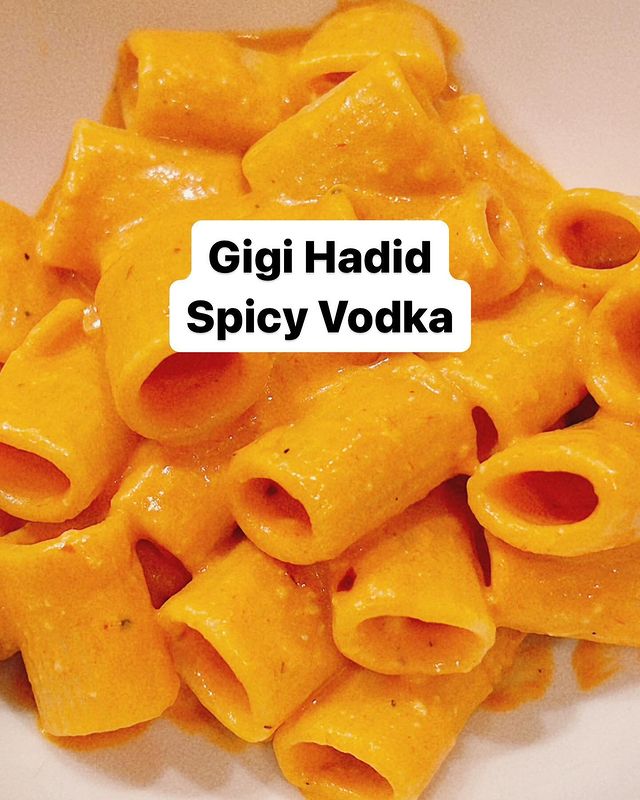 Gigi Hadid's Spicy Vodka Pasta